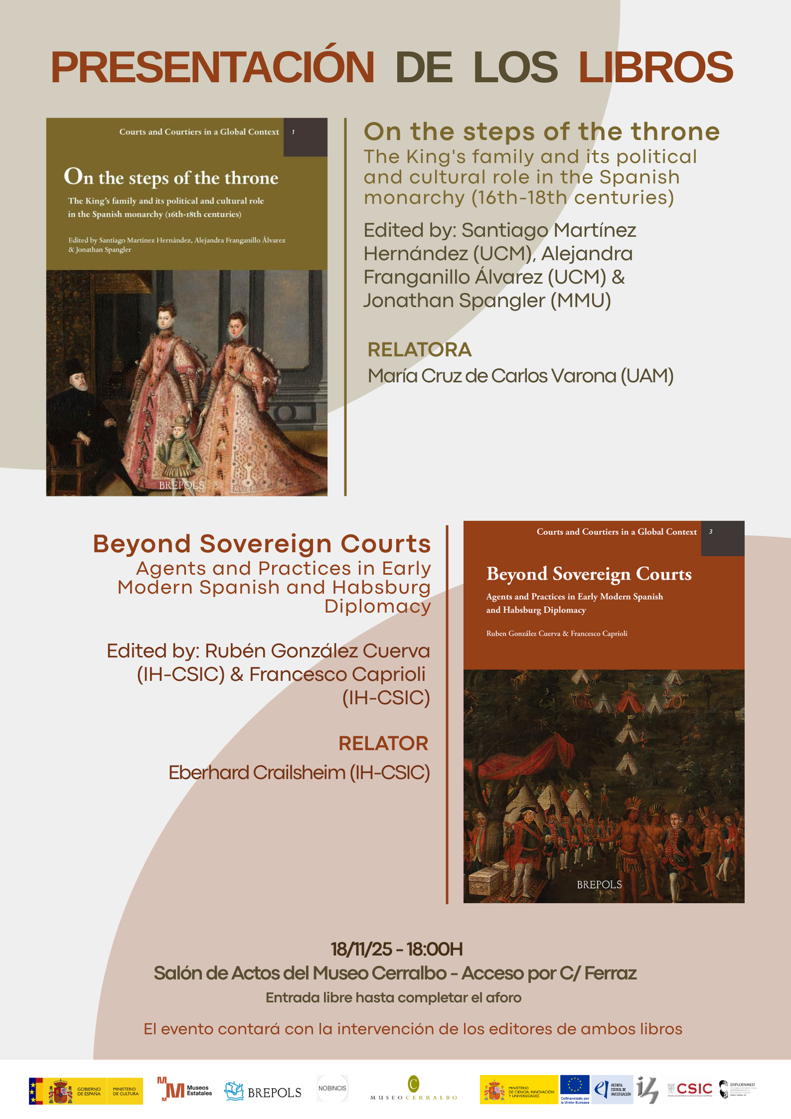 Presentación del libro On the steps the throne (eds. Santiago Martínez Hernández, Alejandra Franganillo Álvarez y Jonathan Spangler)